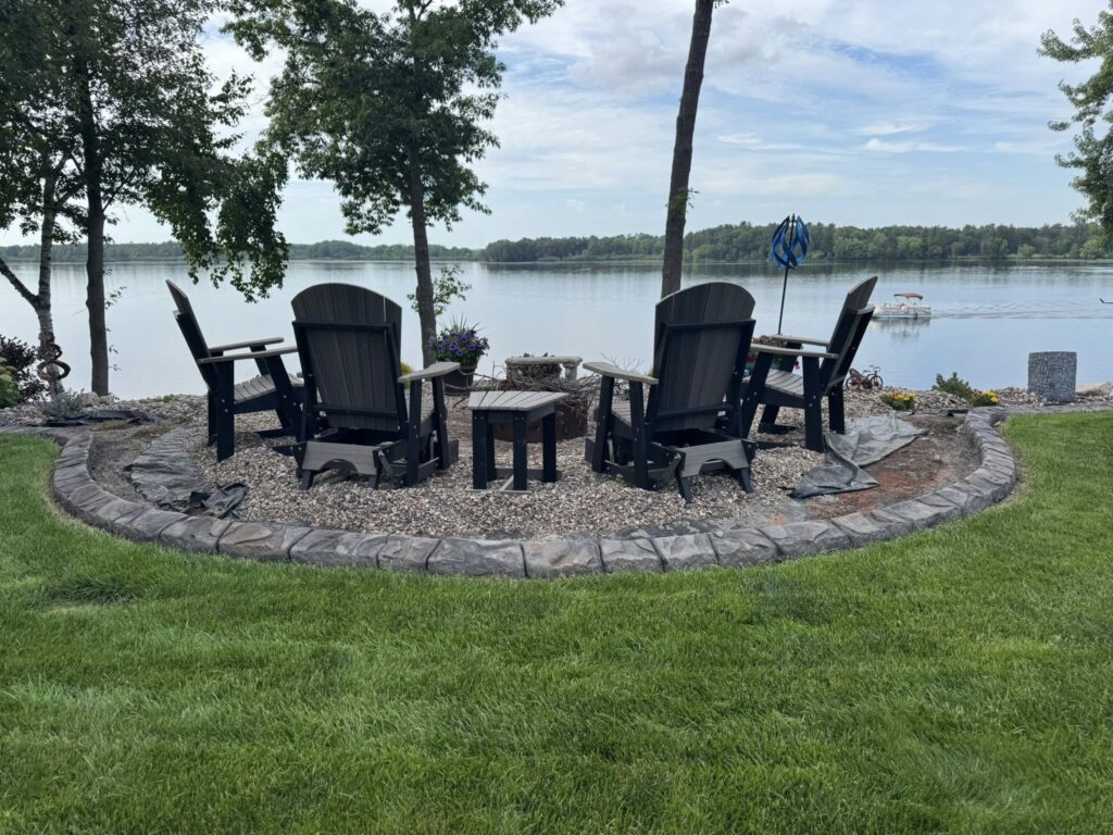concrete curbing in natural stone